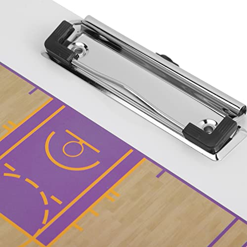 INOOMP 1 conjunto de 2 lados prancheta de basquete apagável a seco tabuleiro de estratégia de basque