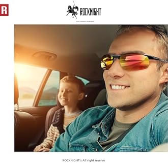 ROCKNIGHT Driving HD Polarized UV400 Protection Ultra light Al-Mg Golf Fishing Outdoor Sunglasses