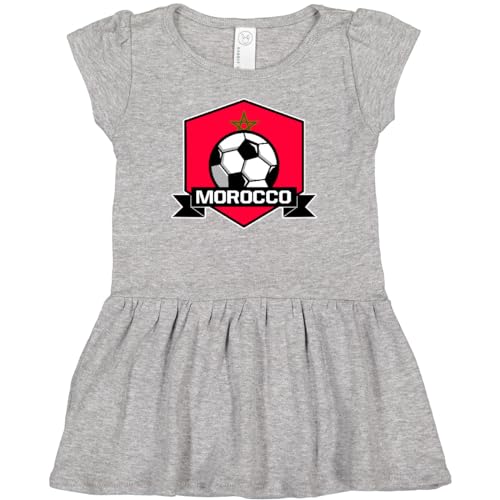 inktastic Soccer Morocco Flag Banner Infant Dress