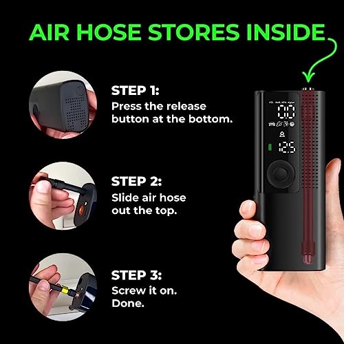 Airmoto BP198 Tire Inflator Portable Air Compressor thumb #3