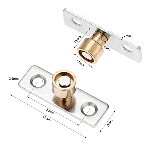 2pcs 8mm Schiebetür hängend Runde Radführung Locator Riemenscheibe Rail Guide Locator