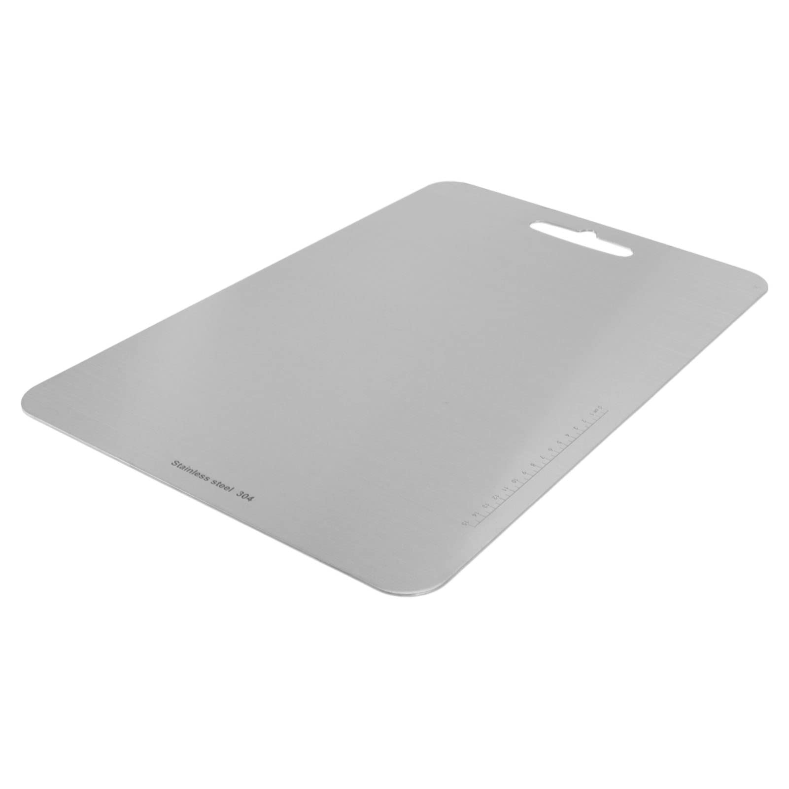 Ejoyous 304 Stainless Steel Cutting Board, Double Sided (L 205-235)