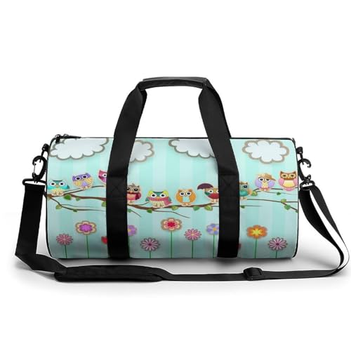 Sac de voyage week-end Jolie Chouette avec format compact gym