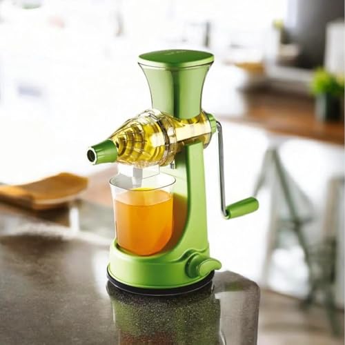 Image of SUPERMOM Vegetable Juicer Machine for Home - Manual Hand Press Fruit & Vegetable Juicer, Portable Non-Electric Juice Extractor, Durable & Easy to Use Juicer for Healthy Fresh Juices (Mix Colour)