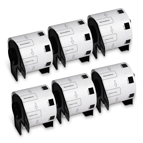 Étiquettes amovibles 62x29mm BETCKEY pour imprimante thermique QL
