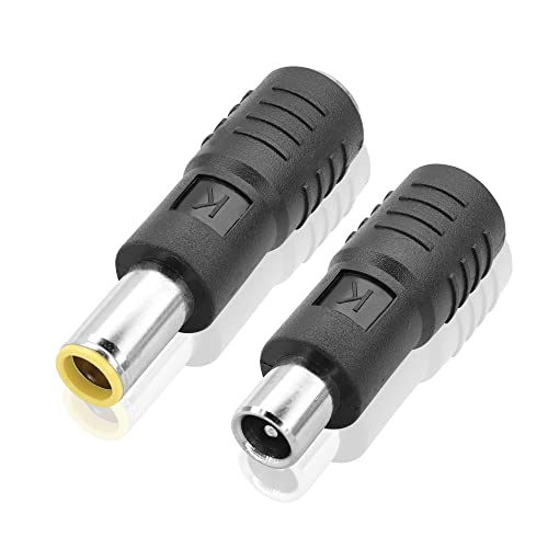 YAODHAOD DC8mm Connector 2pcs,DC7909 Male to DC8020 Female and DC7909 Female to DC8020 Male Adapter for Solar Panel RV Portable Power Station Compatible with Jackery Explorer Series