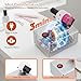 Vortex Mixer Paint Mixer, 3200 RPM Electric Nail Varnish Shaker & Tattoo Ink Agitator, Professional Lab Vortexer for Gel Polish, Miniature Model Paints, Eyelash Adhesives, Hands-Free Mixing Machine