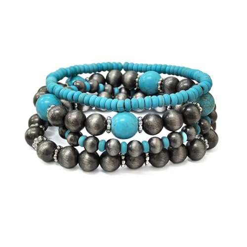 twinkle eye Bohemian Navajo Pearl Bracelet for Men Women Western