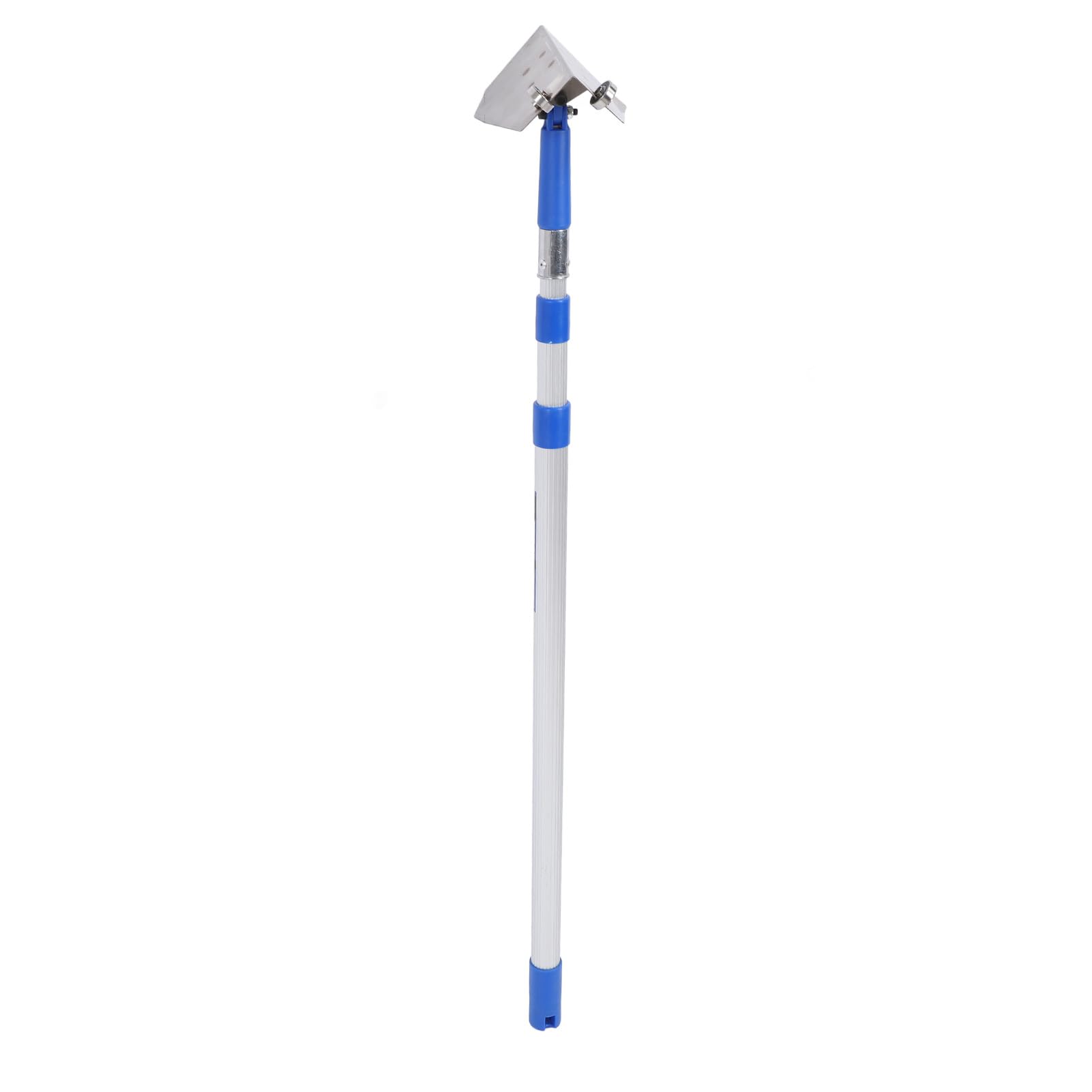 BRRNOO Eckenkelle Rostfreie, Eckenkelle Wandspachtel 360 Grad drehbar ergonomischer Griff Aluminiumlegierung Teleskopstange hochwertiger Eck-Spachtel für Profi-Handwerker und Heimwerker