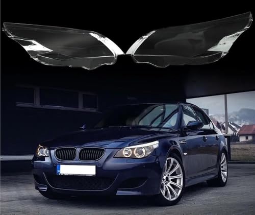 Abat-jour couverture pour phare avant BMW E60 E61 vitre de rechange