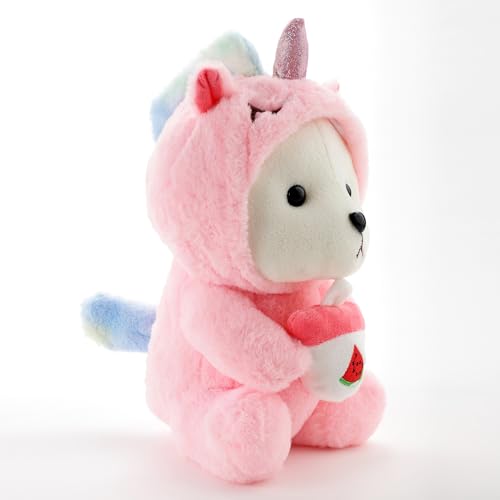 Image of Pink Puppy Ultra-Soft Plush Toy for Kids | Soft Stuffed Animal Doll with Premium Fabric | Cute Hug-Friendly Plush Toy for Babies, Toddlers, Girls & Boys | Safe, Lightweight (40 CM)