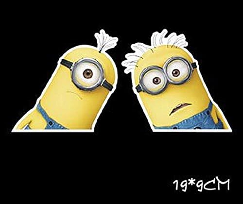 Dorisue 2 Ps Minions Logo Window Vinyl StickerGraphic Wall Back Window Decals