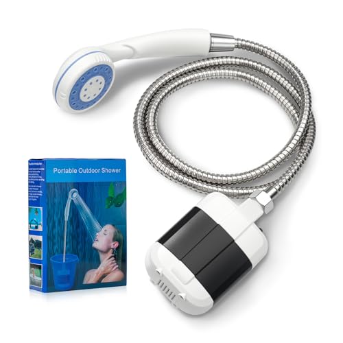 YOSOKI USOKI Portable Rechargeable Camping Shower Pump White