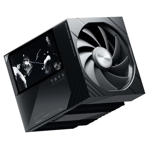 TRYX TURRIS 620�V���[�Y ���CPU�N�[���[ 5�C���`�f�B�X�v���C���� �f���A���t�@�� �u���b�N�y�������K�㗝�X�i�zH-T620N-DM2M-G0K