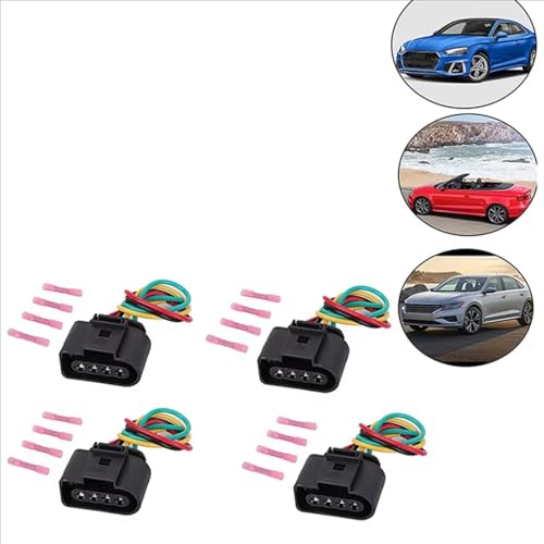 Conectores de bobina de encendido con sellado hermético para Passat y VW CC, pack de 8 5