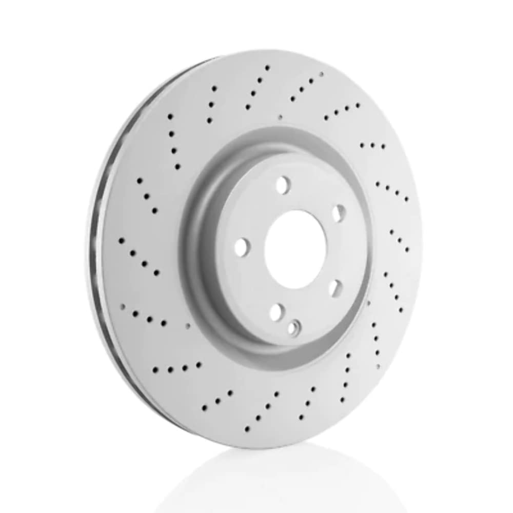 Juego de 2 Discos de Freno Bosch BD2733 - Discos Ventilados y Recubiertos, 320 mm - Eje Trasero - Certificación ECE-R90 - Excelente refrigeración, Protección Anticorrosión - 1 Juego de 2 Discos