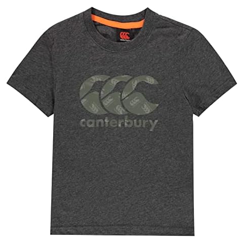 Camiseta Canterbury Logotipo CCC, Niños, Gris Cover