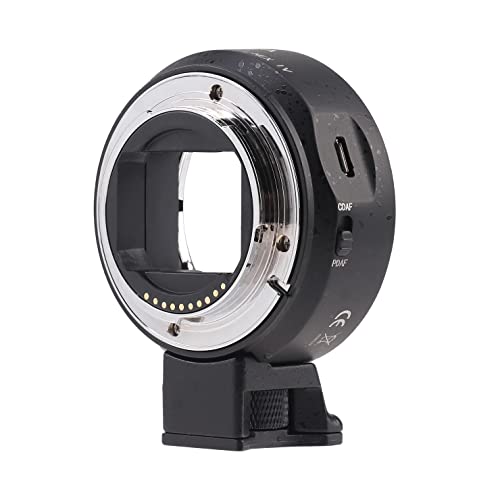 Hersmay Auto Focus EF-NEX Lens Adapter for Canon EF/EF-S Lens to Fit for Sony E Mount A7IV A7RIV A7C A9 A7SIII A6300 NEX 7/6/5N/A7 II A7R A7RII A7SII Cameras (Firmware Upgradeable) - Image 2