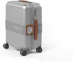 スポーツ FPM Milano bank TRUNK on Wheels Silver FPM Milano Bank Trunk on Wheels – Luggage Pros