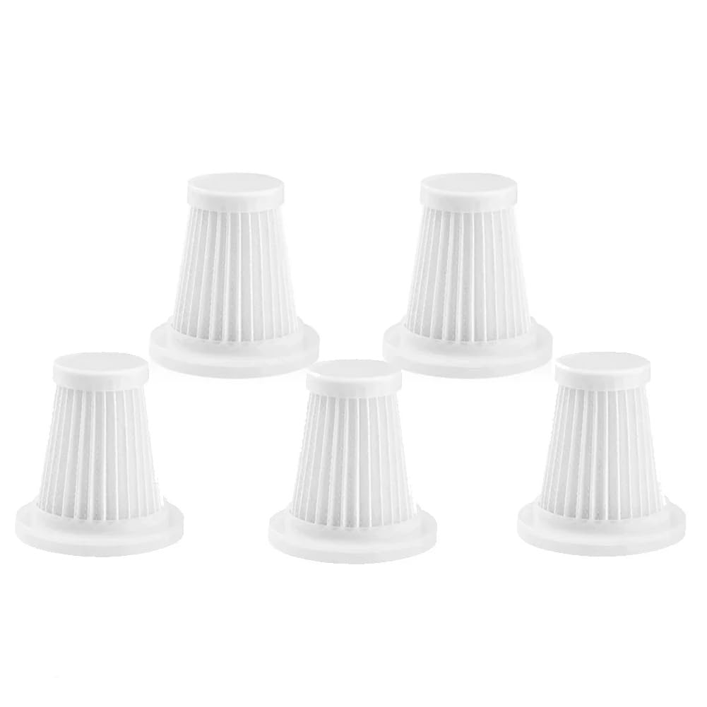 Vjsujehgy Car Vacuum Cleaner Filter 5pcs Washable Filter Handy Cordless Vacuum Cleaner Accessories for Handheld Vacuum Models