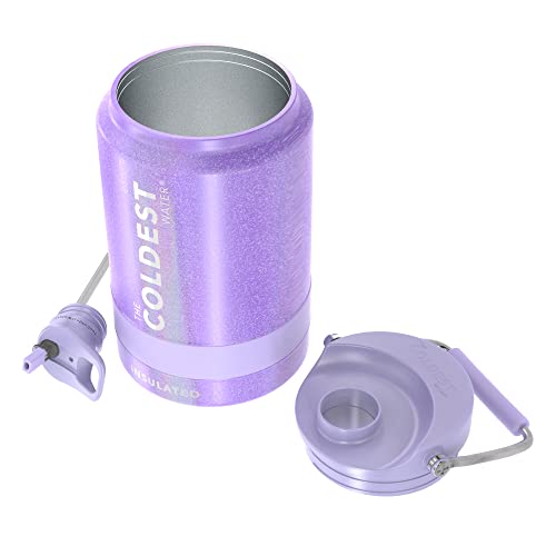 Coldest Sports Water Bottle 128 Oz/One Gallon (Straw Lid), Leak Proof, Vacuum Insulated Stainless Steel, Hot Cold, Double Walled, Thermo Mug, Metal Canteen Growler Jug #TOP2