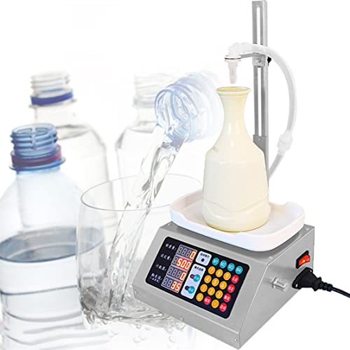 KUYBTU Liquid Filling Machine 1-50Ml Automatic Digital Bottle Filler Portable Quantitive Filling Machine Mit LCD Display, for Food, Chemical Industry, Catering, Daily Chemical