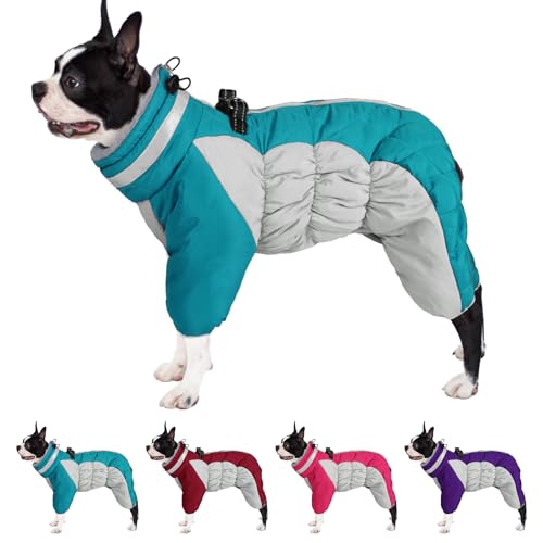 AOFITEE Fullbody Dog Coat Warm Fleece Dog Jacket, Windproof Dog Winter