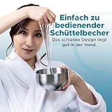 Nuru Platinum Massage Gel Powder Set | 3 x Massage Powder 5g Beutel | 1 x Schalen 500ml