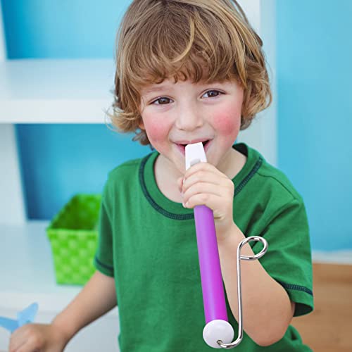 ASTER 3 Stück Slide Whistle Instrument Metallgleitflöte Schiebepfeife mit Edelstahl-Gleitstangen, Kunststoff lotusflöte für Kinder zum Üben von Musik, Professionelles Musikinstrument für Anfänger