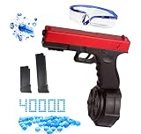 AIHEKSL Gel Splatter Ball Blaster JM-X2, Automatic Splatter Ball Blaster with 40000 Water Beads, Ele