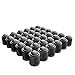 PPpanda Valve Dust Caps,Tire Caps Valve Stem Caps Tyre Valve Dust Caps Dustproof Tire Cap for Car, Motorbike, Trucks, Bike and Bicycle(ONLY Schrader Valve) 36pcs,Black
