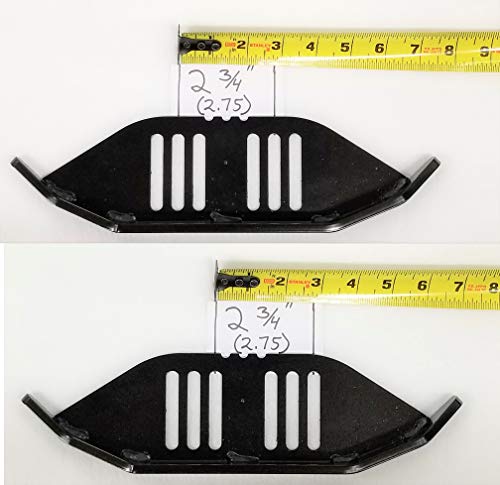 Armorskids Heavy-Duty Snowblower Skid Shoes 2.75 Inch Slot Spacing #TOP2