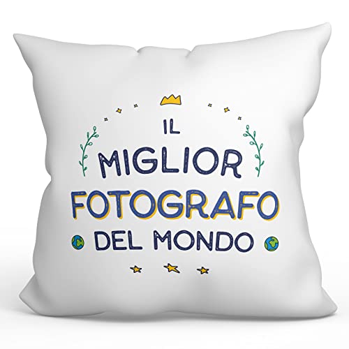 Mugffins Cuscino FOTOGRAFO uomo - In italiano - Miglior del