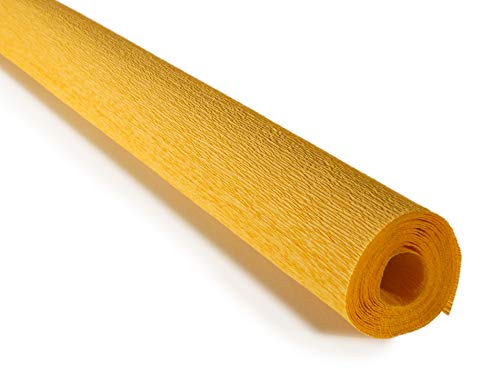 Crepe Paper Roll, Premium Italian 90 G Crepe Paper, Yellow #TOP3