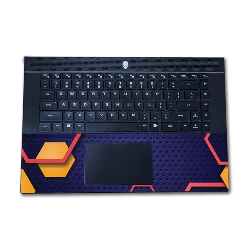 Image of Laptop Skin Compatible with Alienware M16 R2 (2024) - Complimentary Hex - Premium 3M Vinyl Protective Wrap Decal Cover - Easy to Apply | Crafted in The USA by MightySkins