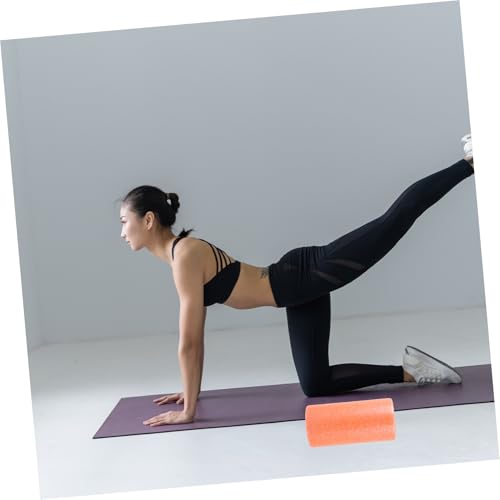 Yoga Fitness Roller Muscle Massage Column Epp Foam Roller 30x15cm Naranja para Relajación Muscular y Alivio de Espalda en Gimnasio en Casa miniatura 5