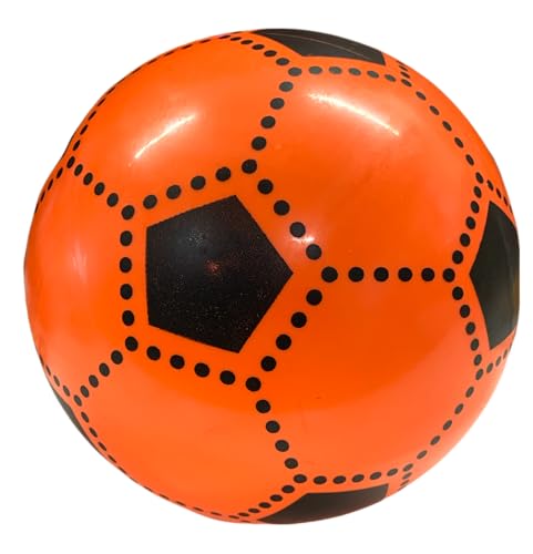4er Set Kinder Fußbälle – Ø 23 cm – Leichte PVC Spielbälle in bunten Farben – Weich & aufblasbar – Für Garten, Pool, Scwimmbad, Schule & Freizeit – Spielball-Set für Kinder ab 3 Jahren