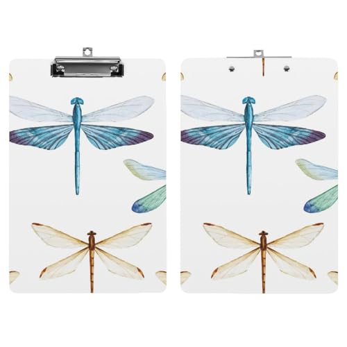 Presse-papiers libellule avec pince A4 pour documents - 7