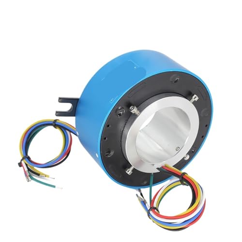 Anillo colector hueco de 100mm rotativo multi-via para cables