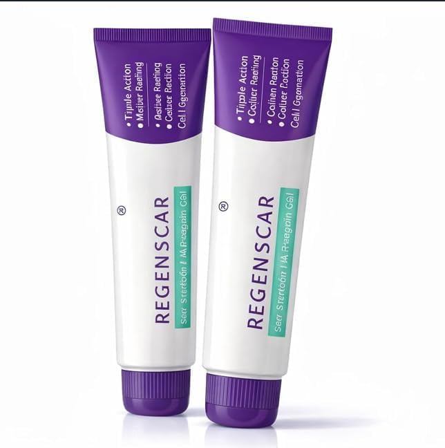 Regenscar Advanced Skin Repair Scar Gel for Old & New Scars | Helps Reduce Acne Marks, Surgical Scars, Stretch Marks & Burns | Fast Absorbing Formula for Smoother, Clear & Even-Toned Skin (PACK OF 2)-image-35