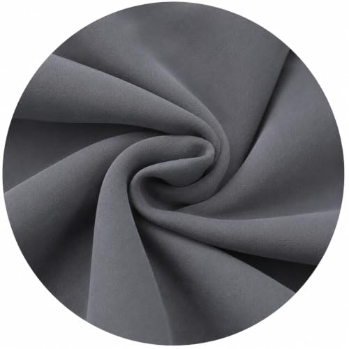Image of KALIYO Grey Blackout Pinch Pleat Curtains for Living Room & Bedroom | Room Darkening Curtains | Pinch Pleat Header| Noise Reducing | 5 FT X 25 INCH | Pack of 1