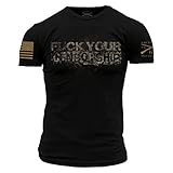 Grunt Style Fk Censorship Men's T-Shirt, Color Black, Size X-Large