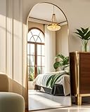 NEARBYSD Oversized Floor Mirror, 71'x26' Full Body Mirror with Stand or Hanging Mount, Aluminum Alloy Frame for Bedroom/Living Room - Gold