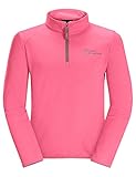 temperaturregulierend Jack Wolfskin Mädchen AKTIVO Halfzip K Pullover, pink Lemonade, 152