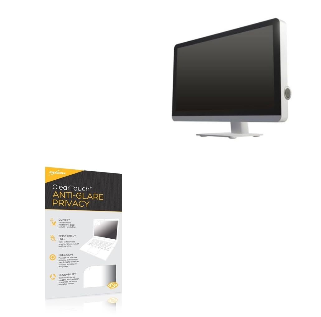 BoxWave Screen Protector Compatible With Ampronix RGP2162AMII-P (21.5 in) - ClearTouch Anti-Glare Privacy (2-Pack), Privacy Screen Protector Flexible Film Anti-Glare