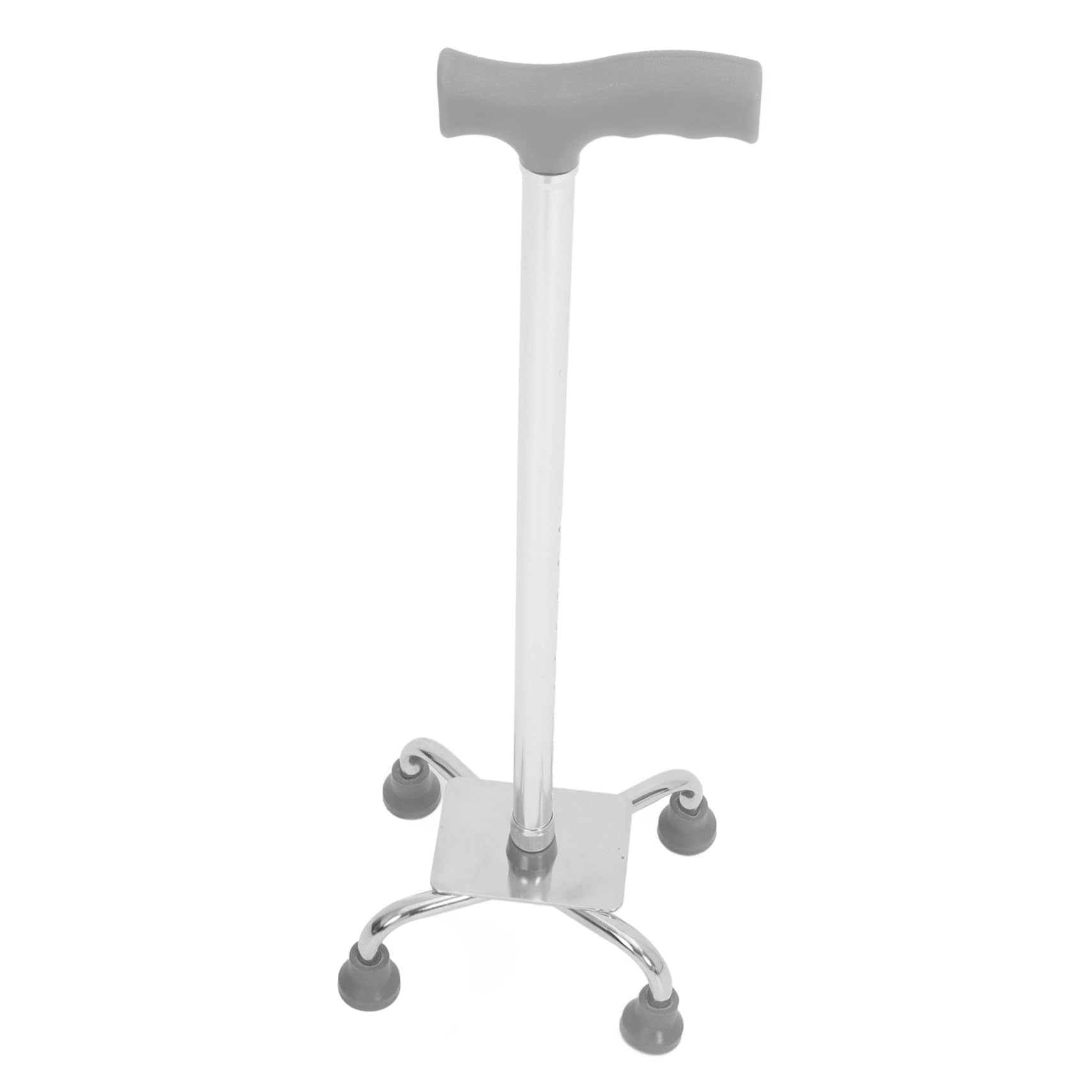 Bastón de Cuatro Patas de Aluminio para Adultos Base Grande | Base Antideslizante, Estructura Ligera, Abs y Aleación de Aluminio, para Movilidad Reducida