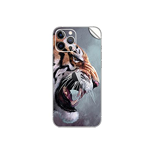 GADGETS WRAP Printed Skin Sticker for Apple iPhone 12 Pro Max - Tiger Run
