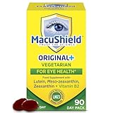 MacuShield Original+ Vegetarian – 90 Day Pack, Eye Health Supplement* with Lutein, Zeaxanthin and Meso-zeaxanthin + Vitamin B2 which Helps Maintain Normal Vision