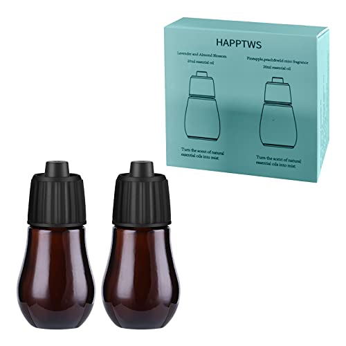 Happtws Diffuser Oil Set - 2 Pack, 20Ml Lavender Almond Flower Mixed With Essential Oil And 20Ml Peach, Pineapple And Mint Mixed With Essential Oil #TOP6