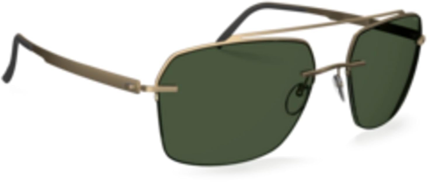 Silhouette Sunglasses Croisette Club 8726 7620 Gold Brown 58mm